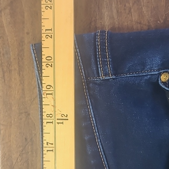 EUC Lane Bryant Jeans Women's sz 22 Mid Rise Skinny Leg Dark Wash Denim Jean - Picture 10 of 12